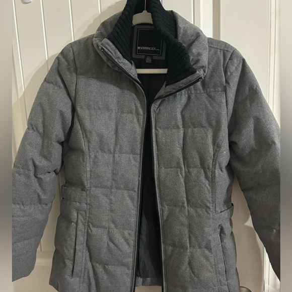 WEATHERPROOF | gray puffer jacket - Picture 1 of 7